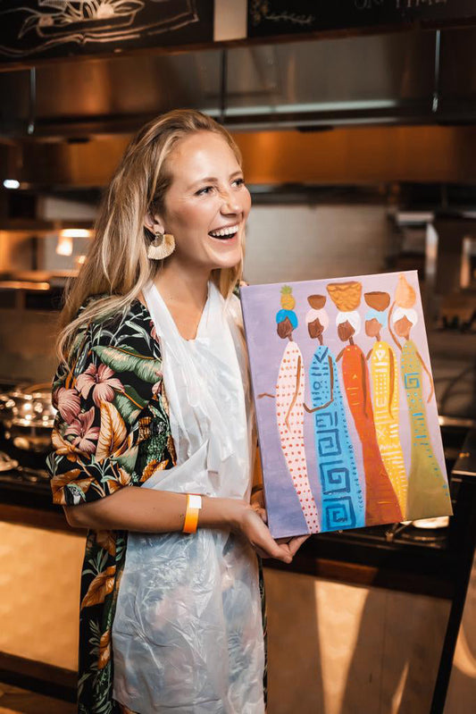 The Afro Sip and Paint Art Experience